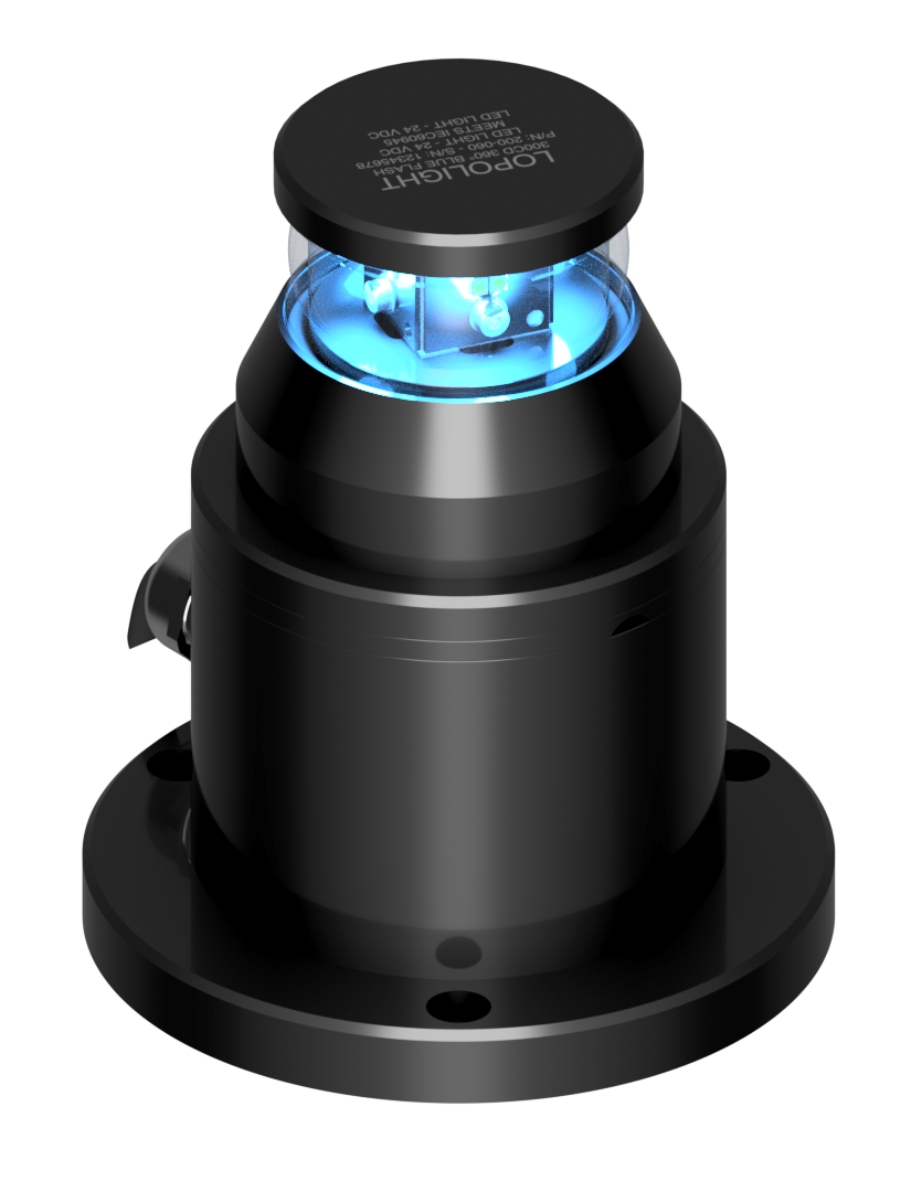 360° Blue Strobe, 300cd (blk), hor PRO mnt 360° Blue Strobe, 300cd (blk), hor PRO mnt